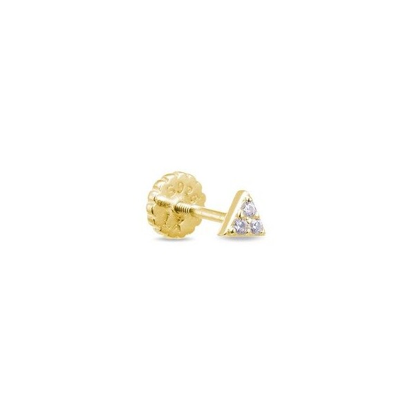 Piercing Luxenter de Plata de Ley 925 acabado en oro amarillo 18K Calye Ref:PIR0256Y0000