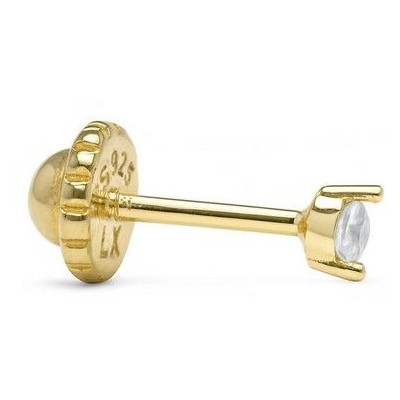 Piercing Luxenter de Plata de Ley 925 y Circonita Brillante acabado en oro amarillo 18k - Xitel Ref:PIR261Y0000