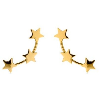 Pendientes de Plata de Ley 925 acabados en oro amarillo 18K - Essential Ref:EZ070Y99900