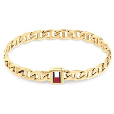 Pulsera Acero Dorado Tommy Hilfiger Caballero Oceanic Ref: 2790646