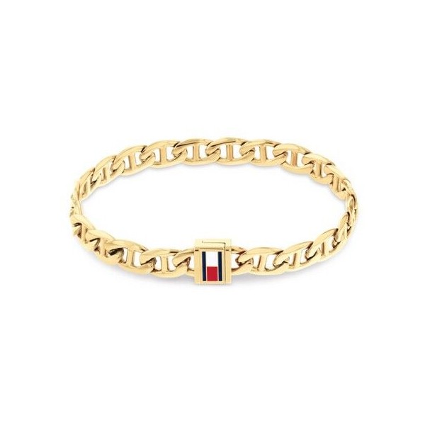 Pulsera Acero Dorado Tommy Hilfiger Caballero Oceanic Ref: 2790646