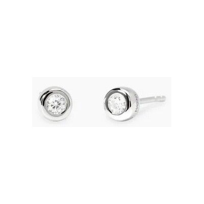 Mabina My Diamond Pendientes Mabina plata 925 chatón y diamante de laboratorio 0,18 cts Ref:563905