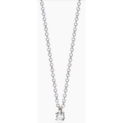 Mabina My Diamond Collar plata 925 con diamante de laboratorio 0,06 cts Ref: 553805