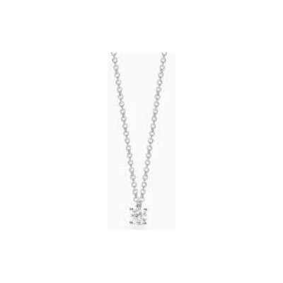 Mabina My Diamond Collar plata 925 con diamante de laboratorio 0,20 cts Ref: 553816