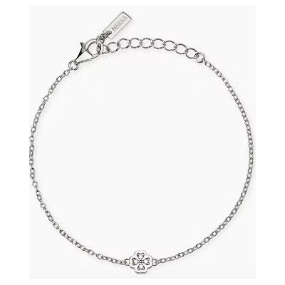 Mabina My Diamond Pulsera plata 925 Tréblol y diamante de laboratorio 0,04 cts Ref:534070