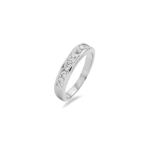 Anillo Luxenter Mujer Plata De Ley Baño De Rodio Con Circonitas Blancas Ref: 22630014