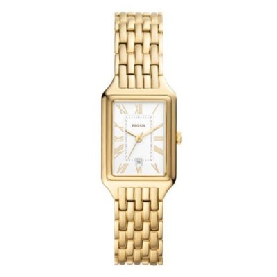 Reloj Fossil Mujer Raquel Acero Inoxidable IP Dorado 3 Agujas y Fecha 23mm Ref: ES5220