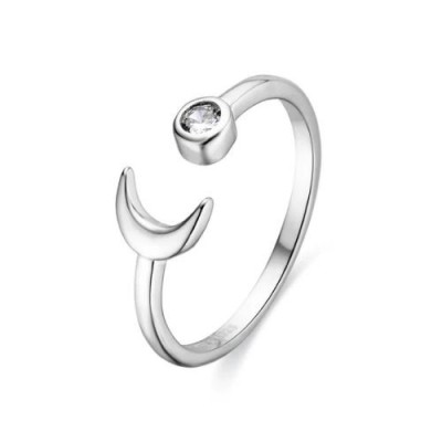 Anillo de Plata de Ley 925 y Circonita Brillante acabado en rodio – Takku Luxenter Ref. Z20770000