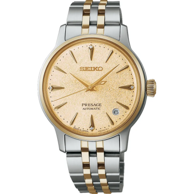 Reloj Seiko Mujer Presage Cocktail Time Frozen Banana Daiquiri 34mm Ref: SRPL64J1