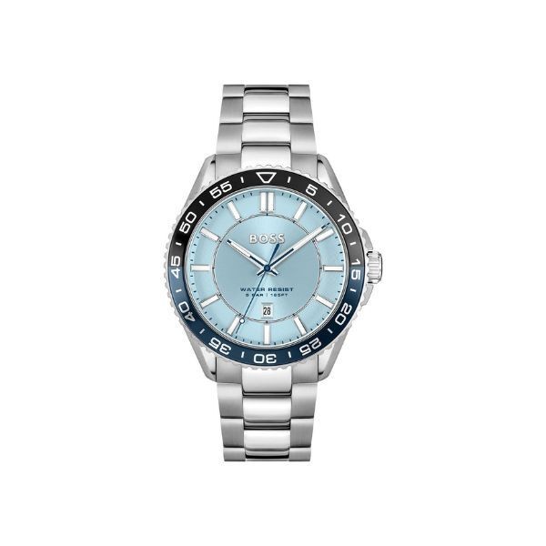 Reloj Boss Caballero Runner Acero Esfera Celeste 43mm Ref: 1514207