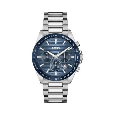 Reloj Boss Caballero Strike Chrono Acero Esfera Azul 41mm Ref: 1514240