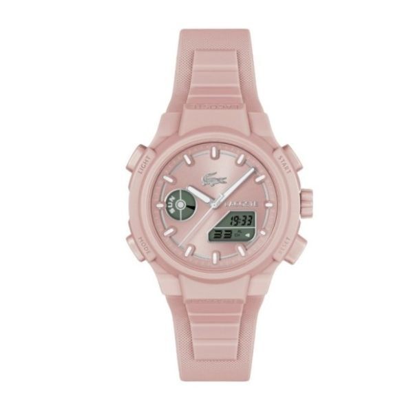 Reloj Lacoste LC33 Mujer Silicona Rosa Nude 40mm Ref: 2001429