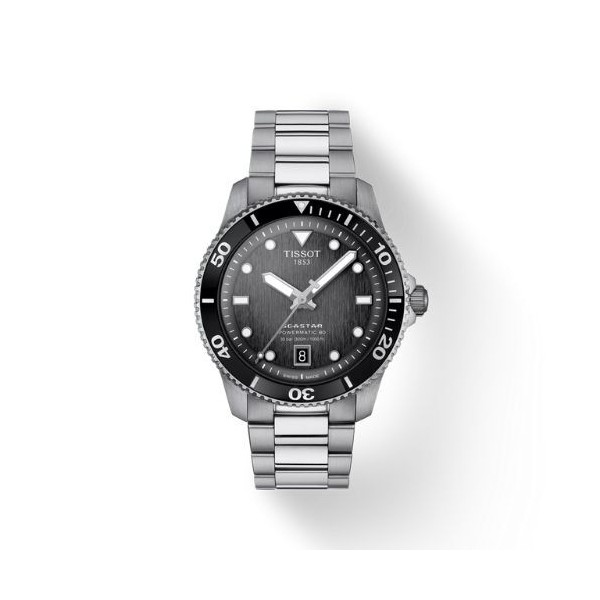 Reloj Tissot Caballero Seastar 1000 Acero 40mm Ref: T1208071105100