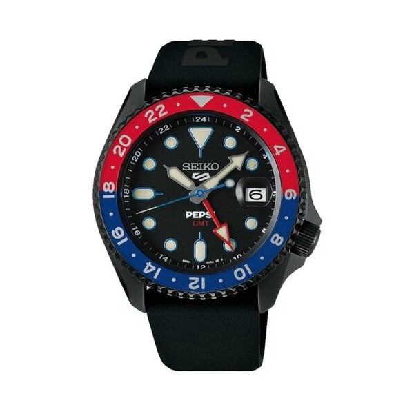 Reloj Seiko 5 Sports x Pepsi GMT Edición Limitada 42,5mm Ref: SSK047K1