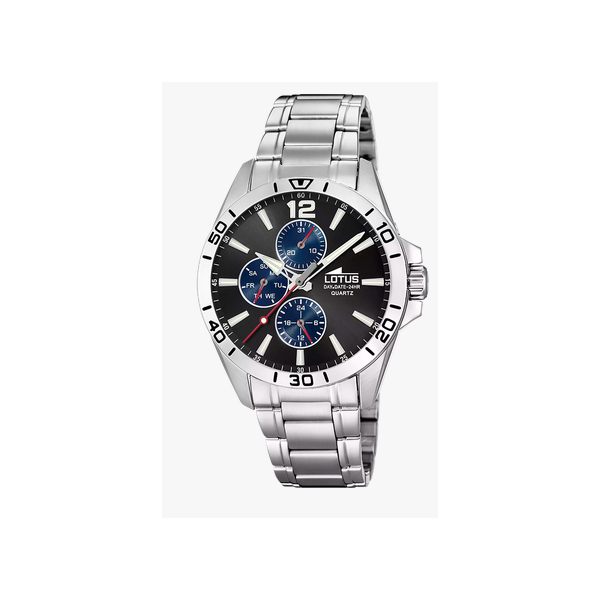 Reloj Lotus Multifunction Caballero Acero Esfera Gris 42mm Ref: 18812/2