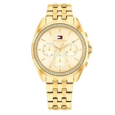Reloj Tommy Hilfiger Mujer Millie Acero IP Dorado Cronógrafo 36mm Ref: 1782803