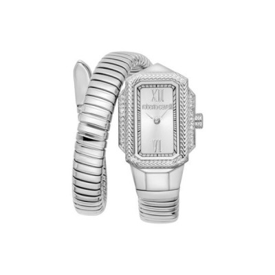 Reloj Roberto Cavalli Mujer Plateado Serpiente Ref. RC5L115M0015