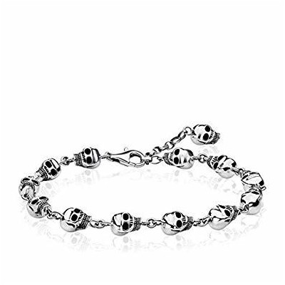 THOMAS SABO A1698-637-21-L19V PULSERA CALAVERAS STERLING SILVER REBEL AT HEART