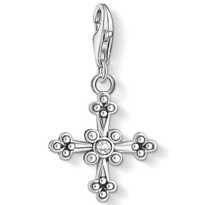 THOMAS SABO 1480-643-14 CHARM CLUB COLGANTE CRUZ ORNAMENTAL ICÓNICA