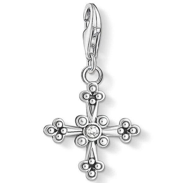 THOMAS SABO 1480-643-14 CHARM CLUB COLGANTE CRUZ ORNAMENTAL ICÓNICA