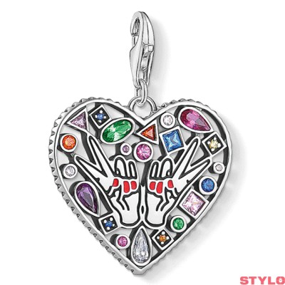 THOMAS SABO 1745-314-7 CHARM CLUB CHARMS LOVE & PEACE