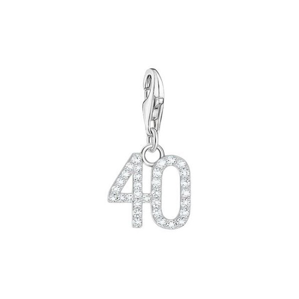 COLGANTE THOMAS SABO CHARM NÚMERO 40 MUJER REF. 2137-051-21