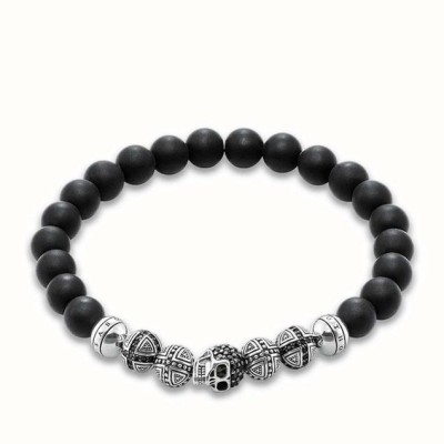 THOMAS SABO A1099-159-11-XL PULSERA CALAVERA STERLING SILVER REBEL AT HEART