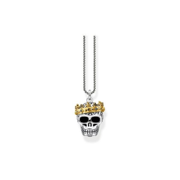 Colgante Thomas Sabo Calavera Corona Ref: KE1993-849-7-L50V
