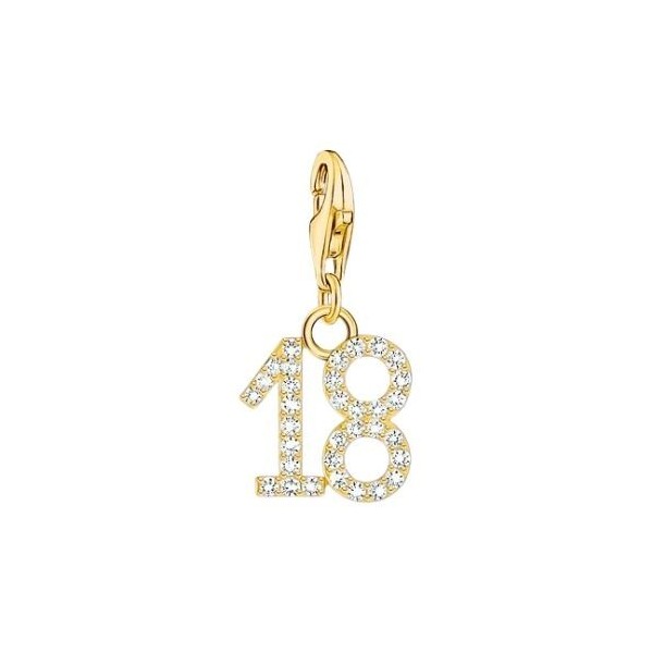 COLGANTE DE MUJER THOMAS SABO CHARM NÚMERO 18 REF. 2139-414-39