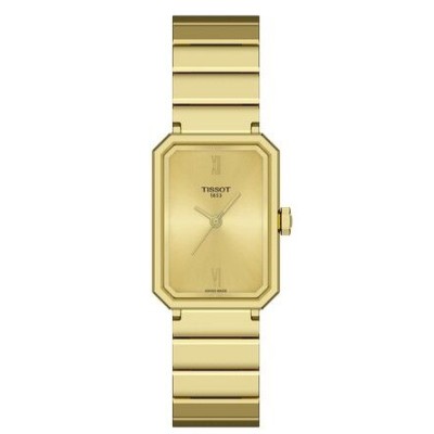 Reloj Tissot SRV 30mm Mujer Acero 316L Con Revestimiento De PVD De Oro Amarillo Ref: T160.110.33.023.00