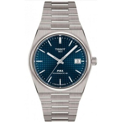 Reloj Tissot PRX TITANIO 38mm Esfera Azul Ref: T1378074404100