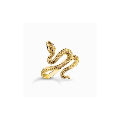 Anillo Thomas Sabo Mujer Serpiente Tempting Romance Plata De Ley Bañado En Oro Ref: TR2483-427-39-54