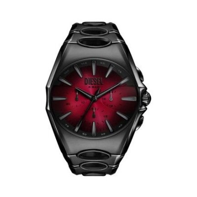 Reloj Diesel D-Curve Caballero Acero IP Negro 49mm Ref: DZ4696