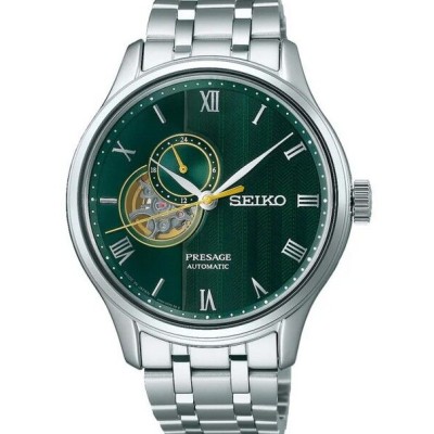 Reloj Seiko Hombre Presage Jardin Japones Verde 4R39 41,8mm Ref: SSA463J1