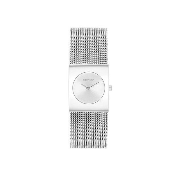 Reloj Calvin Klein Mujer Pulse Malla Milanesa Acero 21mm Ref: 25100135