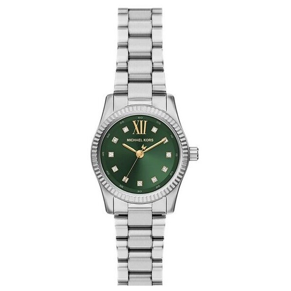 Reloj Michael Kors Lexington Acero Esfera Verde 26mm Ref: MK7580