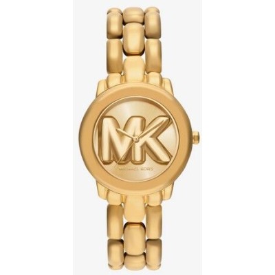 Reloj Michael Kors Phoebe Mini Acero En Tono Dorado Con Logotipo 36mm Ref: MK4923