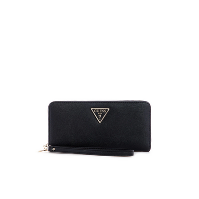 GUESS VG787946 BLACK CARTERA NOELLE SLG LARGE ZIP AROUND BLACK