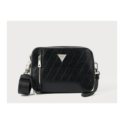 Bolso Guess Caballero Torino Camera Bag Double Zip Black Ref: HMTOTEP6139-BLA