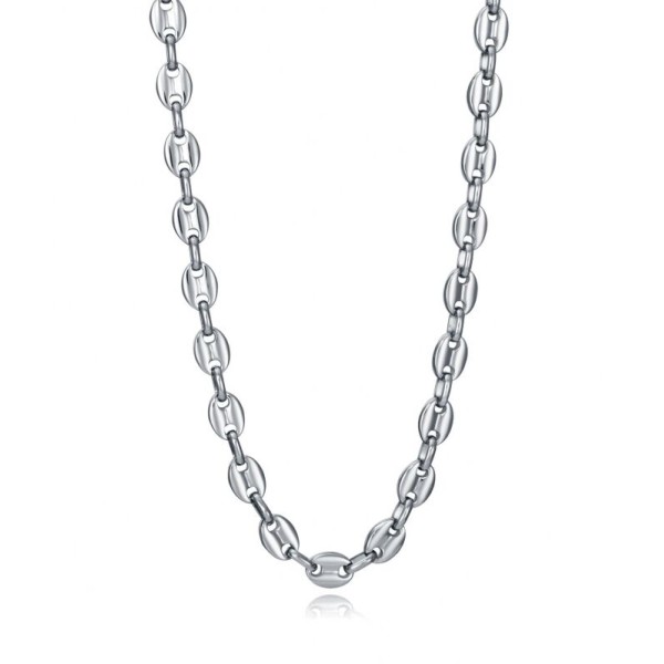 Collar Viceroy Caballero Magnum De Acero Con Eslabones Ovales 50cm Ref: 1352C01010