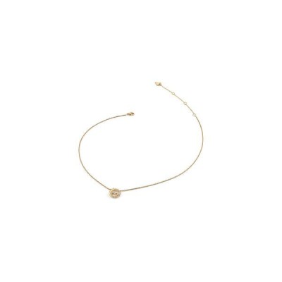 Collar Guess Mujer Iconique Gold Corazón Acero Dorado Con Circonitas Ref: JUBN05526JWYGT-U