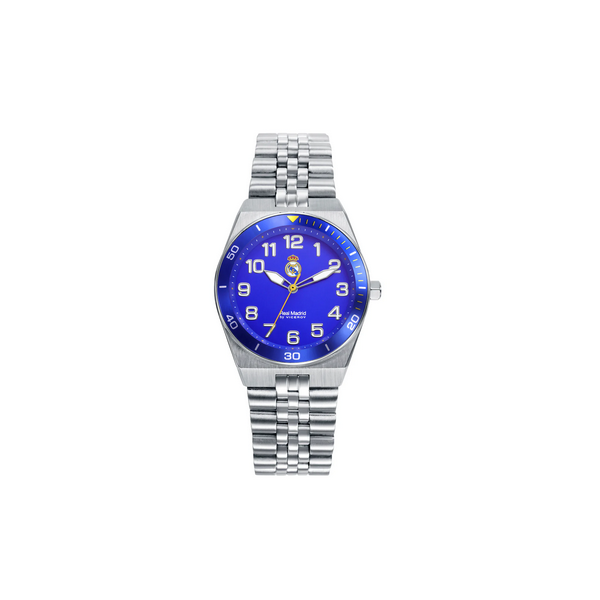 Reloj Viceroy Real Madrid Cadete Caja De Acero Y Brazalete De Acero Esfera Azul 37mm Ref: 41154-35