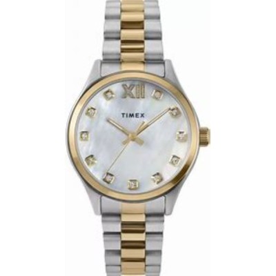 Reloj Timex Mujer Legacy Bicolor Acero/IP Dorado Esfera Madreperla 34mm Ref: TW2W85500