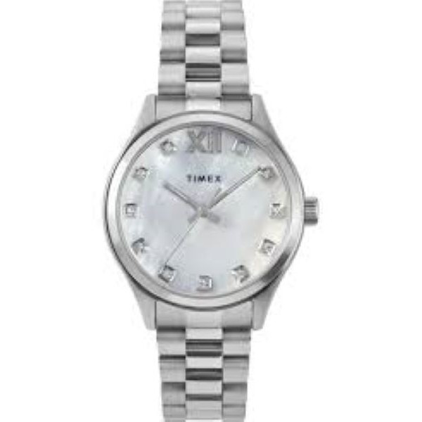 Reloj Timex Mujer Legacy Acero Esfera Madreperla 34mm Ref: TW2W85300