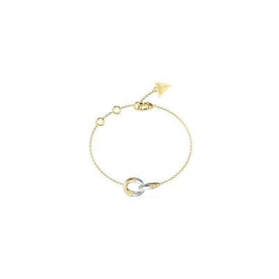 Pulsera Guess Mujer Majorelle Bicolor Acero/Ip Dorado Con Circonitas Blancas Ref: JUBB05374JWYGRHS