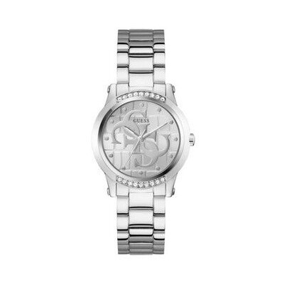 Reloj Guess Annette Mujer Acero Esfera Cocodrilo Plateada Con Logos 4G 36mm Ref: GW0861L1