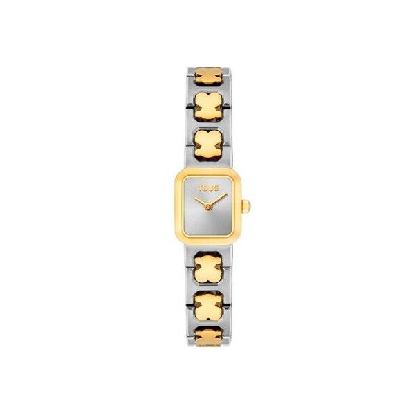 Reloj Tous Mujer Icon Time Bicolor Acero/IP Dorado 21,7x16,2mm Ref: 3000145900
