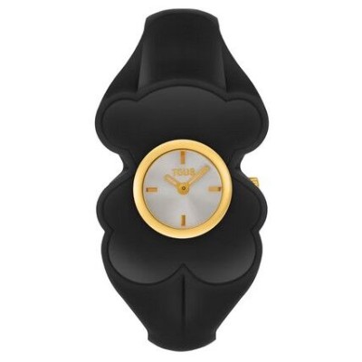 Reloj Tous Mujer Acero Dorado Y Policarbonato Marrón Ahumado T. M Bear Folks 17,6mm Ref: 3000147000