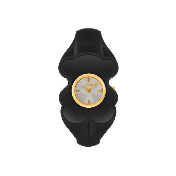 Reloj Tous Mujer Acero Dorado Y Policarbonato Marrón Ahumado T. M Bear Folks 17,6mm Ref: 3000147000