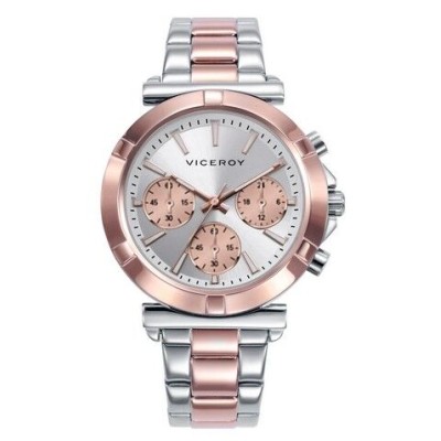 Reloj Viceroy Mujer Bitono Acero/IP Rosa Cronógrafo 38mm Ref: 401310-07